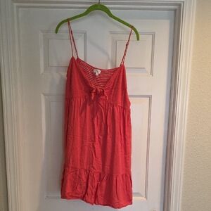 Becaal Redish Coral Mini Dress